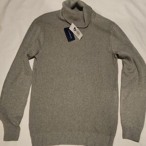 Club Room Light Gray Turtleneck Sweater Sz Sm